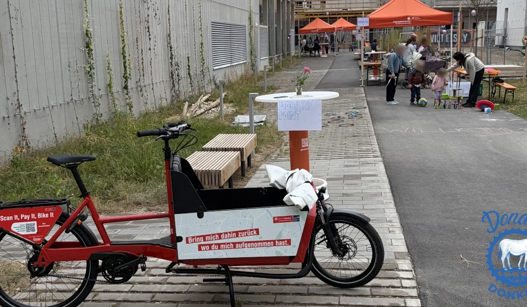 Neuer Donau-Donkeys-Hub im Oberen Hausfeld in Wien